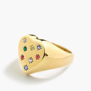 Allison Lou by J. Crew heart ring size 5